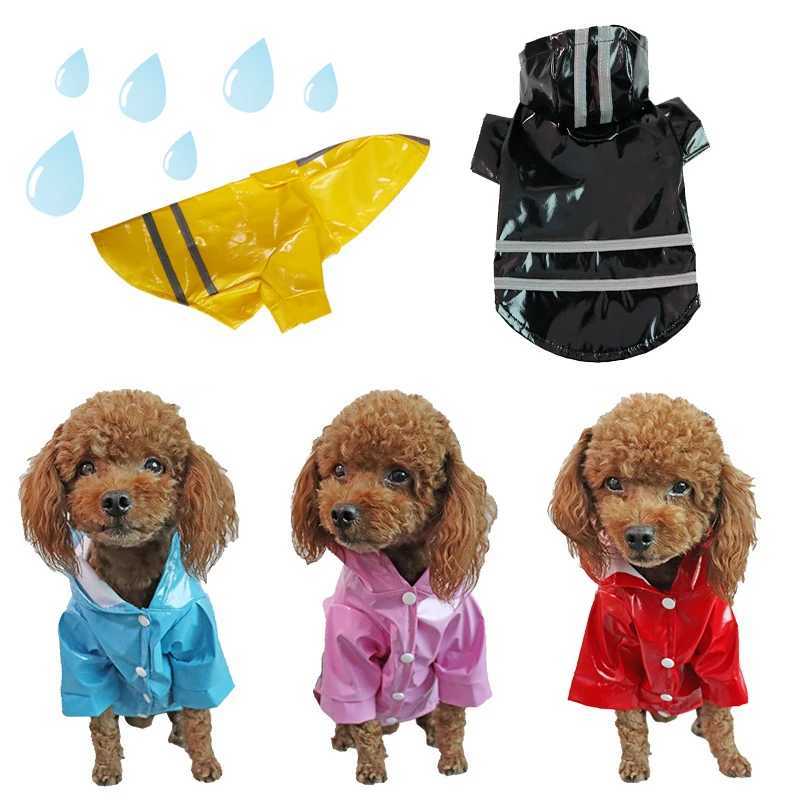 Pet Raincoat Waterproof Dog Clothes Reflective Puppy Raincoats French Bulldog Chihuahua Pug Costume Pet Supplies SnowproofXJ250121