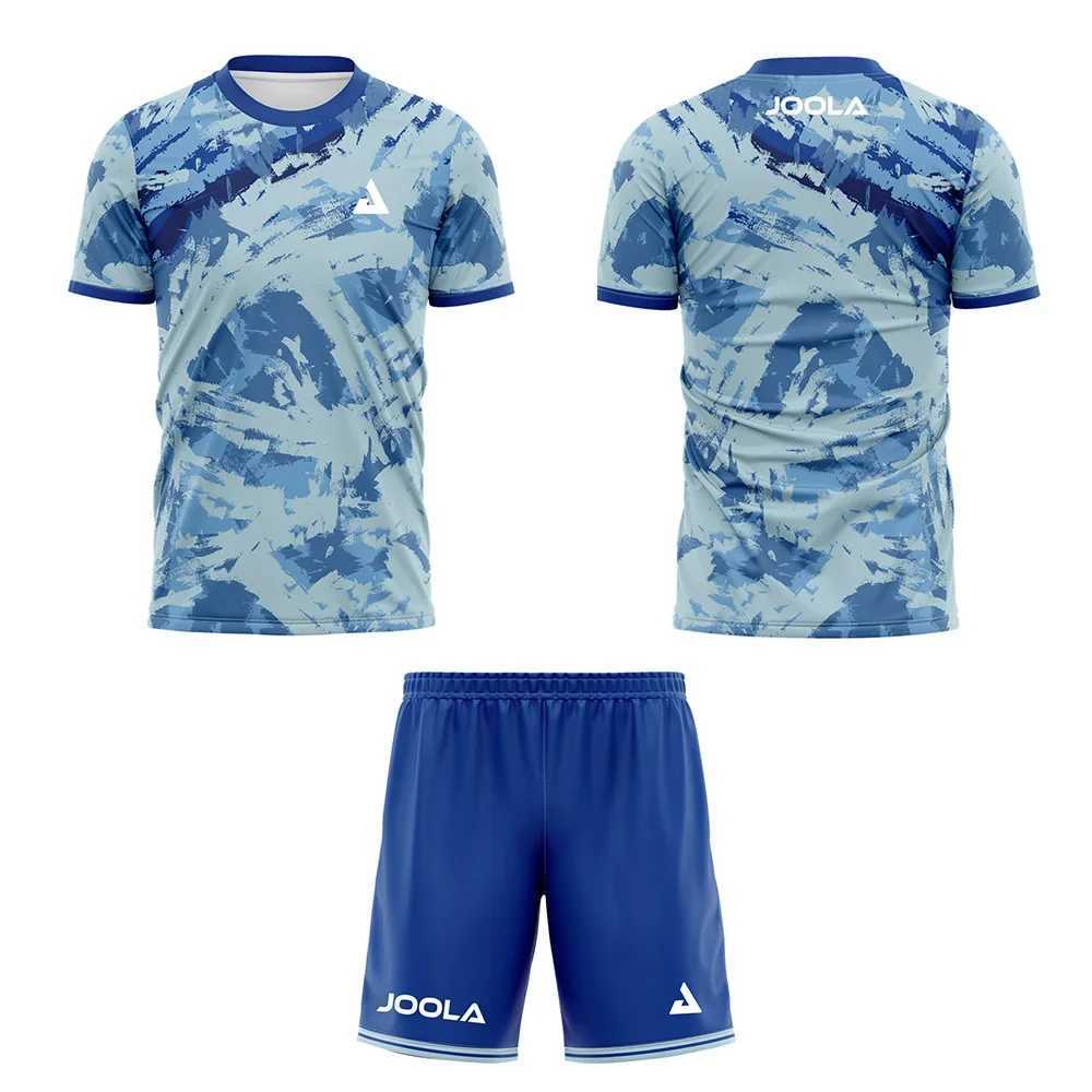 2024 Breathable Quick-drying Mens Table Tennis Apparel Short-sleeved T-shirt And Shorts Set Badminton Drawstring Pocket Shorts X250129