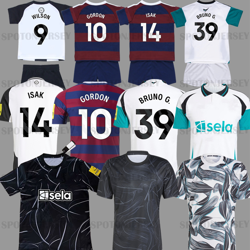 newcastl ed united 24 25 kids kit nufc football shirts Pre Match trainning strip tops newcastl ed unite jersey player version kids NEWCAST LES UNITED kids kit maillot
