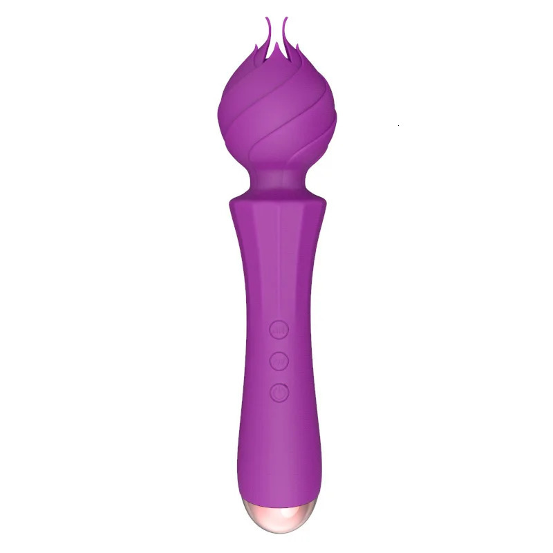 High Frequency RotationAVStick Vibrator Twist Head Vibrator Multi-Frequency Female Front Yin Back Court Sexy Masturbation Massag 250114