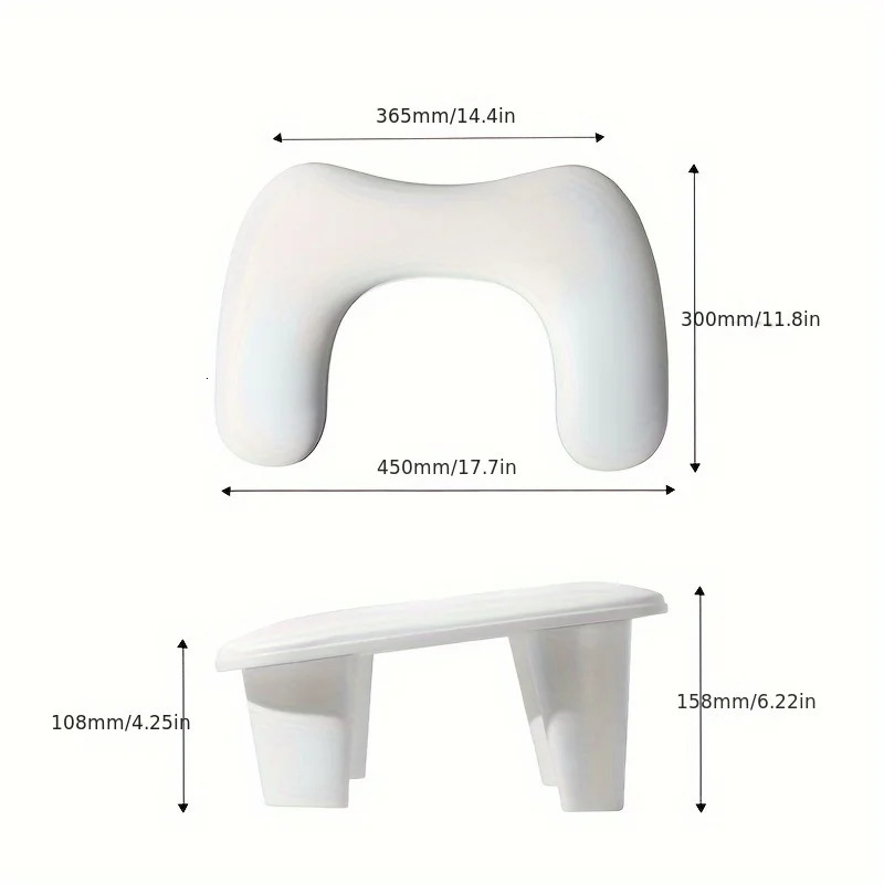 Nail Hand Rest For Two HandsTilted 250121
