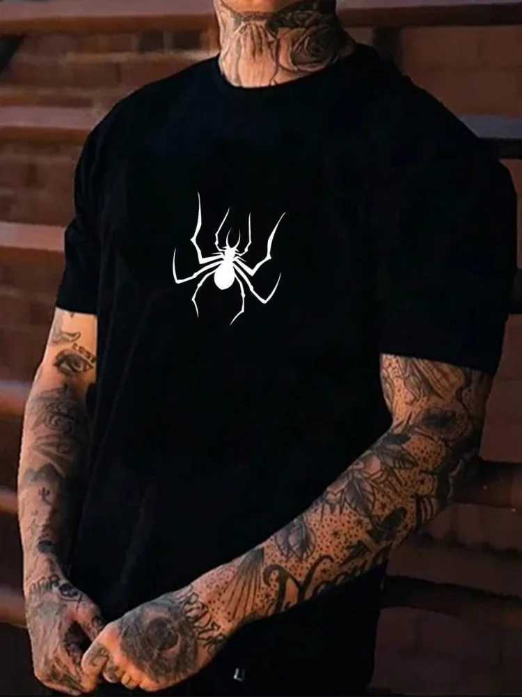 Summer Daily Casual Mens Short-sleeved Top Outdoor Sports Mens T-shirt Street Fashion T-shirt 3D Letter Print Mens TopXJ250117