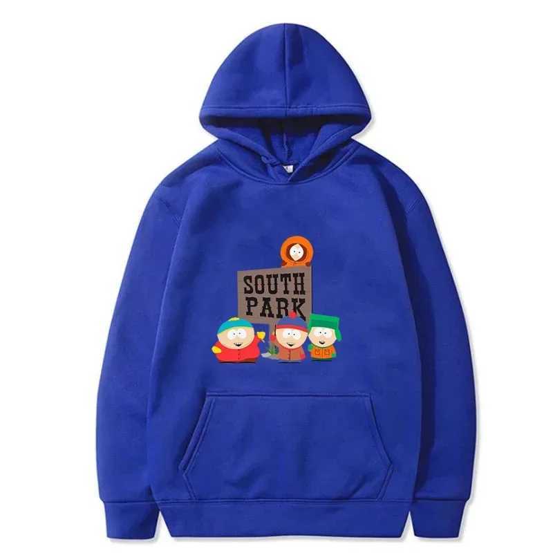 Anime Southes Park Print Mens Fleece Hoodie 20 Autumn and Winter Mens Hooded Sweatshirt Fashion Casual Warm PulloverXJ2500118