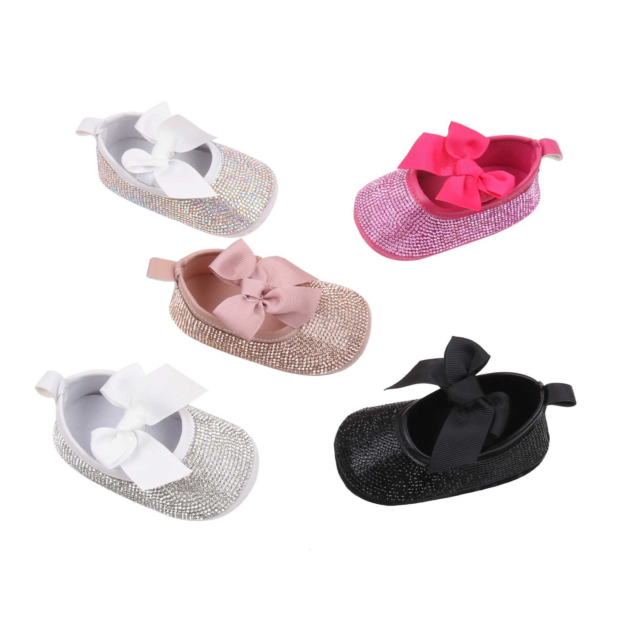 Baby Beautiful Shoes High Quality Newborn Toddler Girls Sneaker Spring and Summer Sandals Cute Bowknot Shiny Diamonds BBW3204 X250129