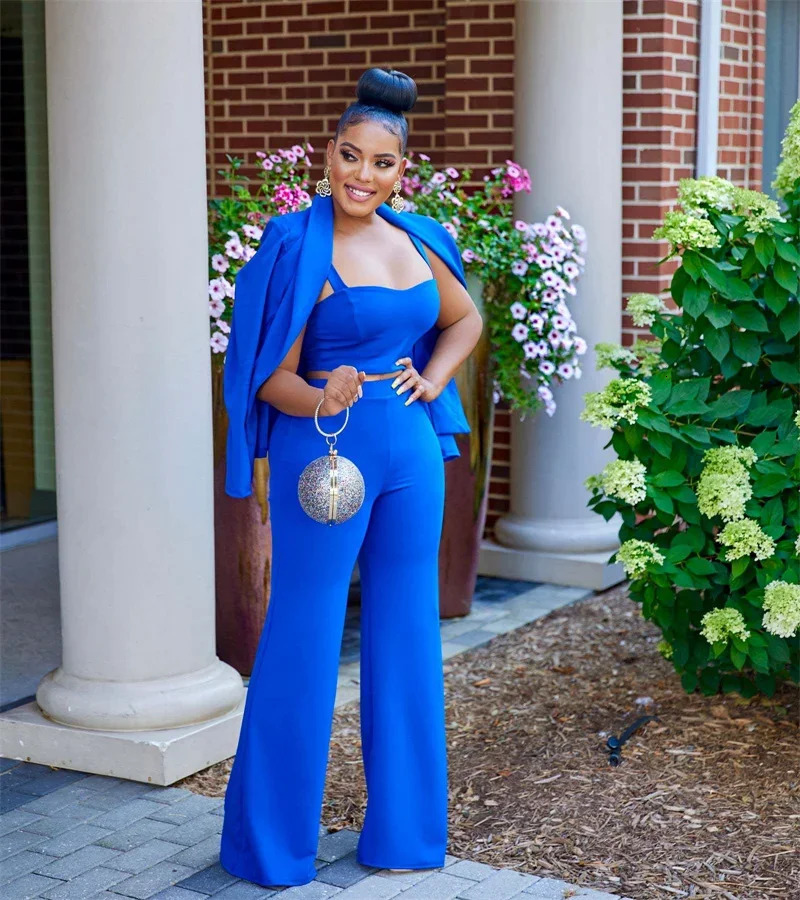 Elegant Office Lady 3 Piece Set Women Suit Blazer and Pant Suits Business Work Wear Formal Matching Sets Outfits Uniform 2023 250122