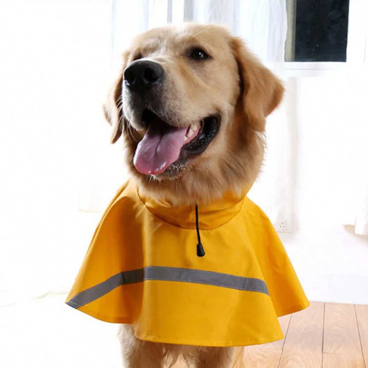 1pc - Adjustable Waterproof Dog Raincoat - Ultra-Protective Durable Quick-Dry for Rainy Adventures - Ensures Cozy Comfort!XJ250121
