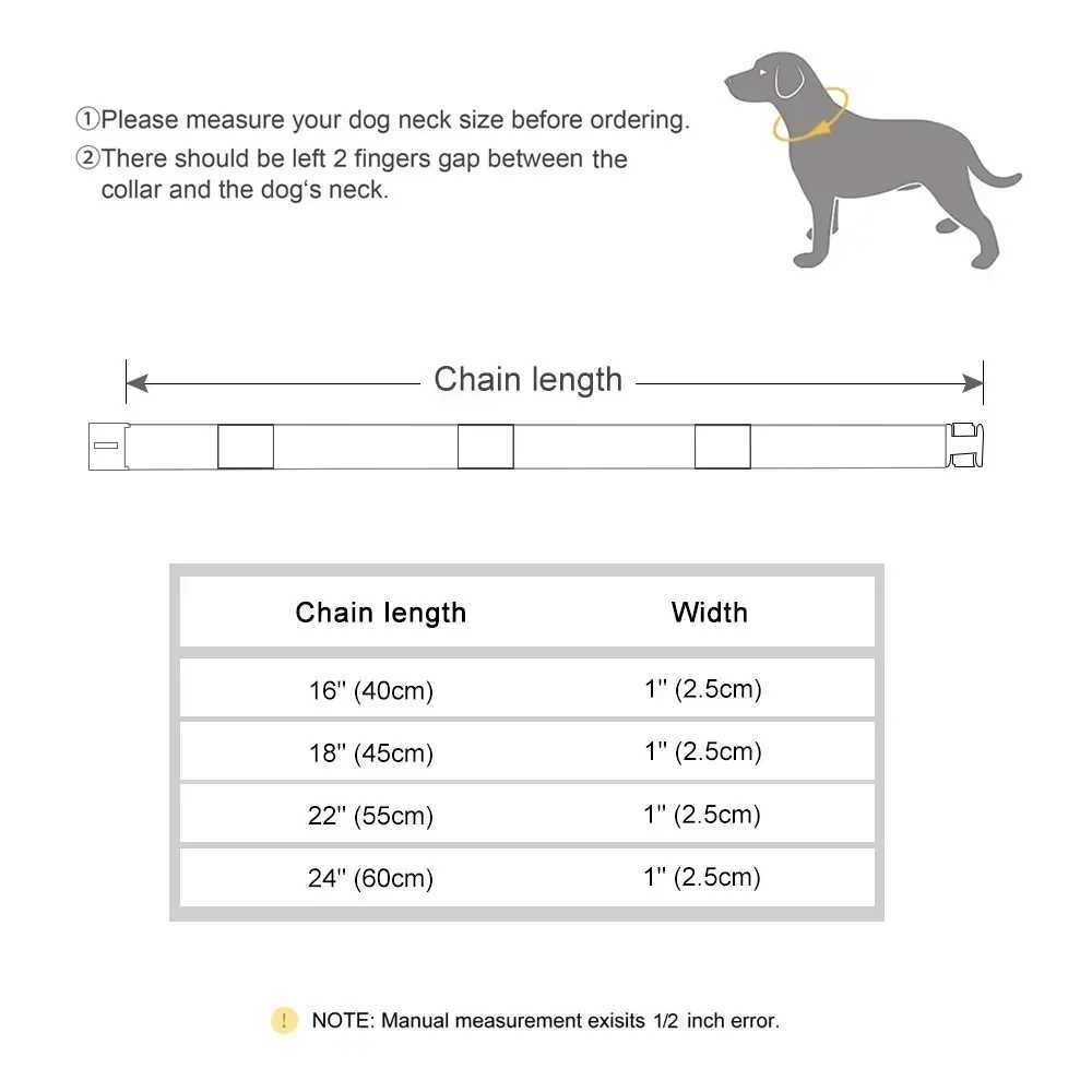 Heavy Duty Stainless Steel Dog Collar 12mm Double Row Chain Collar Gold Cuban Link for Medium Large Dogs Metal Pet Chain Collar X250129