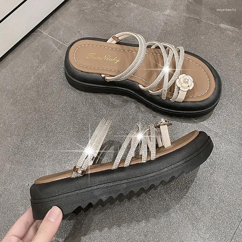 2025 S Fashion Designer Sandals Summer Slipper Women Ladies Shoes Platform Casual Girls Non Slip