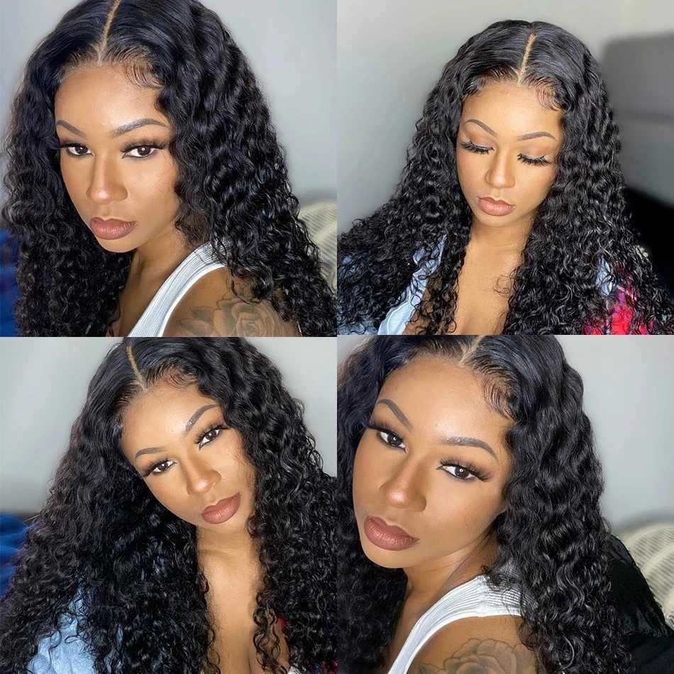 Cranberry Hair Deep Wave Bundles With Clo 100% Remy Malaysian Human Hair Bundles With Clo Free Part 4x4 Lace CloXJ250120