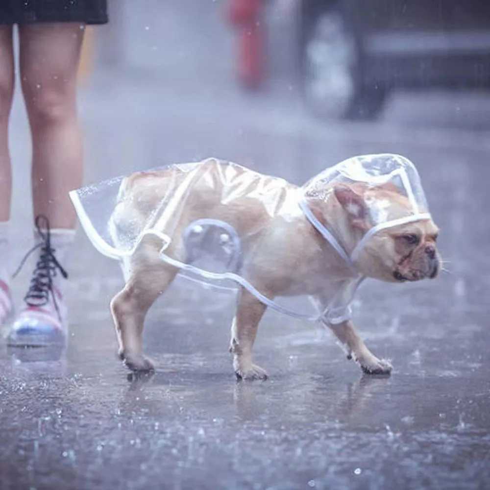 Waterproof Transparent Raincoat for Dogs Pet Dog Raincoat Spring Summer Rain Coats Puppy Outdoor Waterproof Clothes Pet SuppliesXJ250121