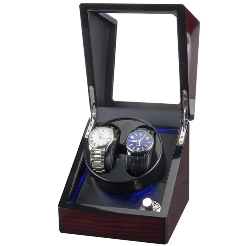 2 Watch Winders For Automatic Watches Usb Power Used Globally Mute Mabuchi Motor Mechanical Watch Intelligent Rotate Stand Boxes 250121