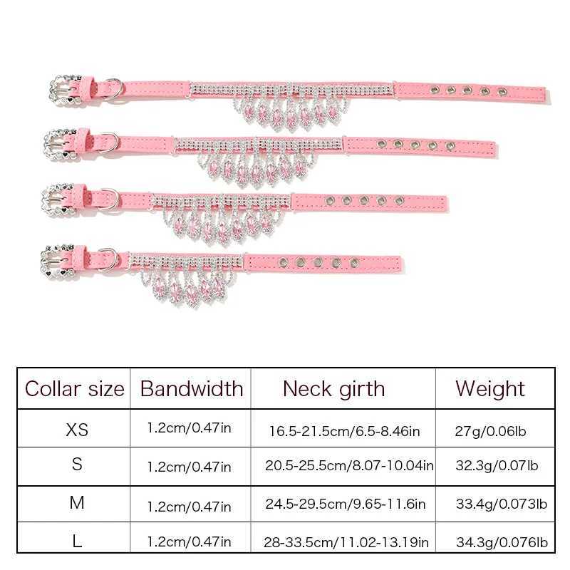 Fashion Pet Collar Luxurious Diamond Necklace Pet Accessories for Small Puppy Cats Jeweled Pet Products Supplier X250129