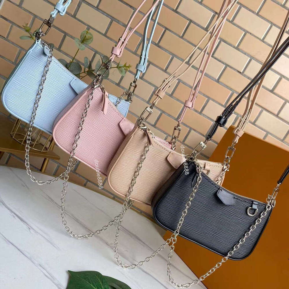 Luxury handbag ladies shoulder bag fashion chain designer high quality brown letter leather messenger bag wallet