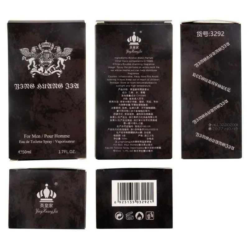 50ml Original Eau De Toilette Temperament Male Pheromone Ambiguous Attraction Female Long-lasting Dense Musk Body Spray CologneXJ250117