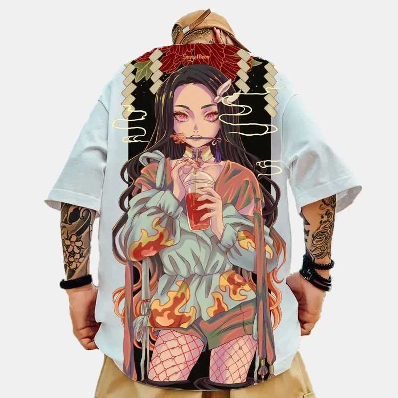 Mens 3D T-shirt Anime Cartoon Print Summer Short Sleeve Fashion T-shirts For Men T-shirt Casual Loose Top MaleXJ250117