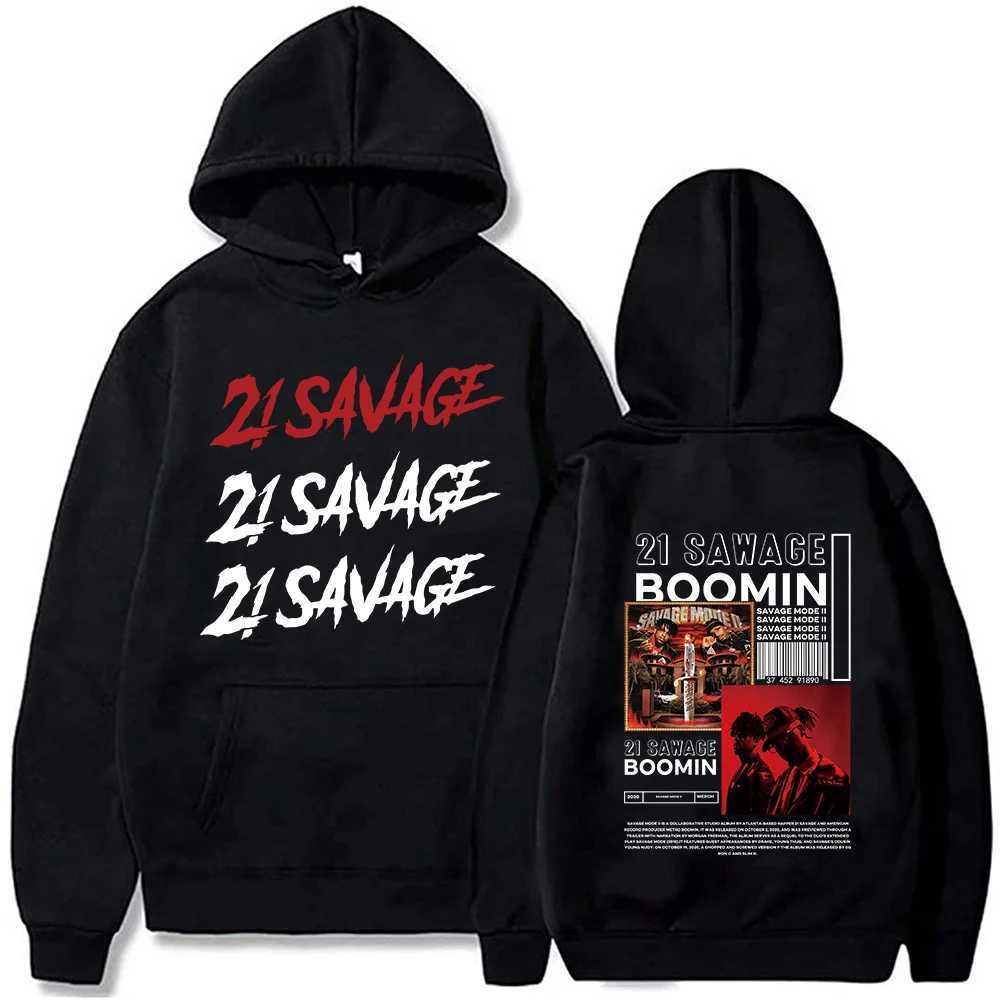 21 Savage Story American Dream Hoodies Tour Merch Women Men Fashion Casual Long Sleeve Sweatshirts HarajukuXJ2500118