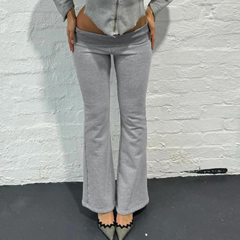 Rapcopter Bow y Sweatpants Low Waisted y2k Grey Trousers Women Streetwear Vintage Fashion Pants Korean Casual Clothes 250122