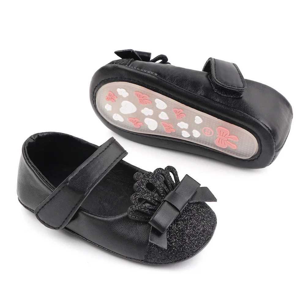 Baby Girl Shoes Cute Crown Soft PU Mary Jane Shoes Anti-slip Sole Spring Summer Sandals for Baby Girl New Fashion X250129