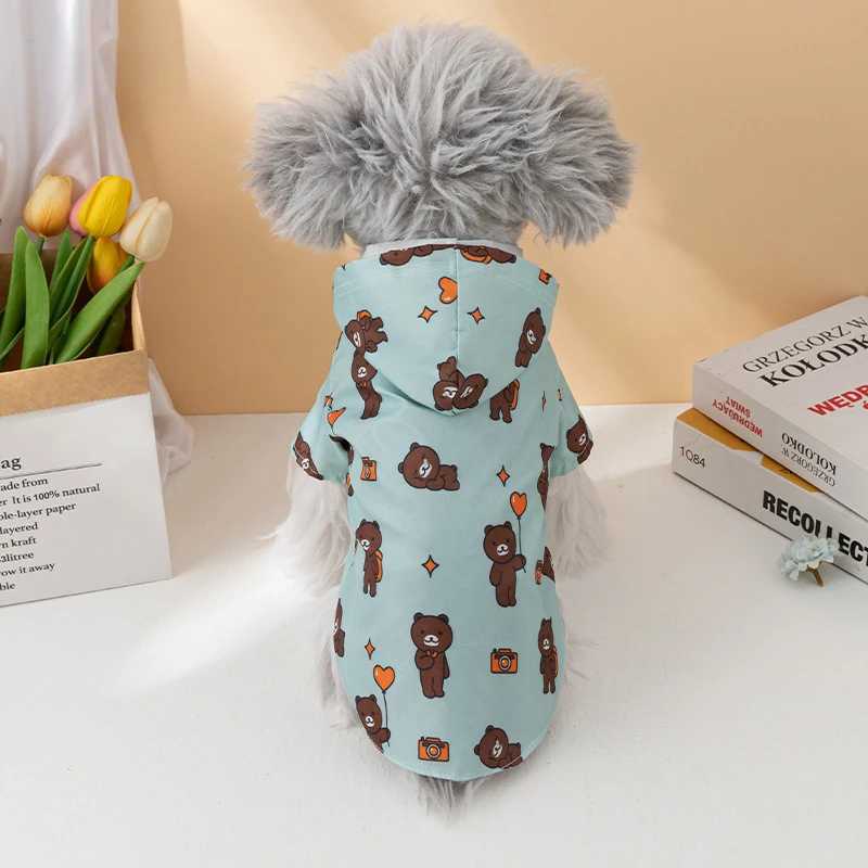 Dog Raincoat Summer Fashion Short Sleeve Dog Waterproof Clothes Puppy Coat Dog Raincoat Outdoor Coat Bichon Schnauzer WelshXJ250121