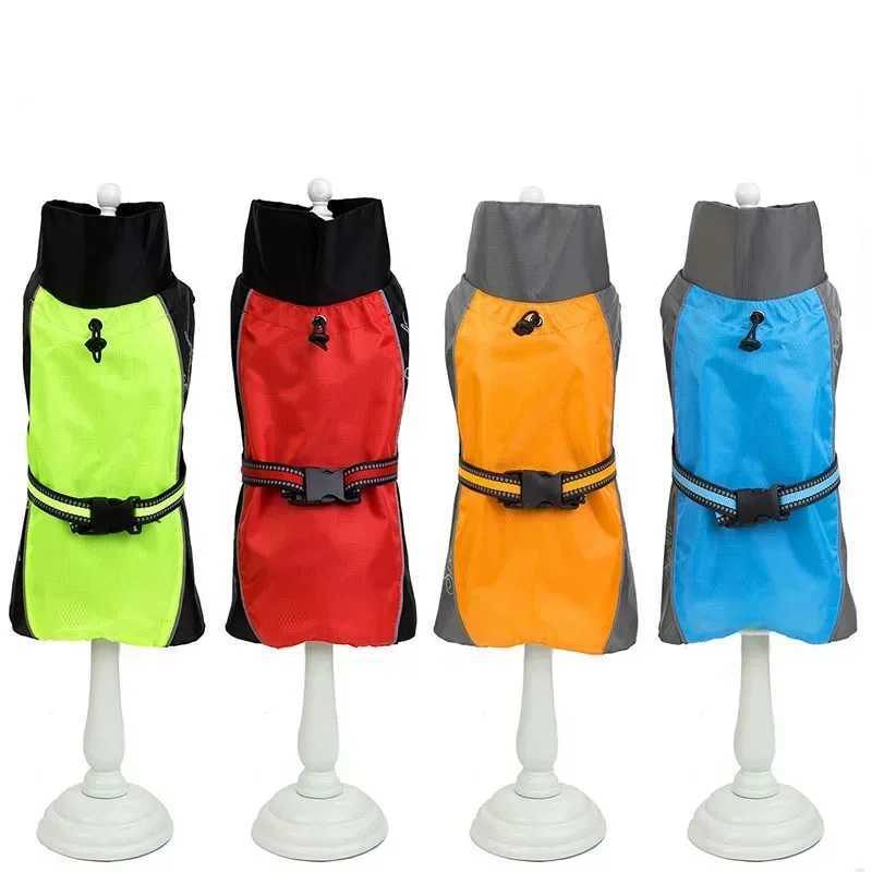 Dog Raincoat for Small Large Dog Cat Clothes S-9XL Waterproof Pet Apparels Reflective Chihuahua Clothing Pug Coat Pet SuppliesXJ250121