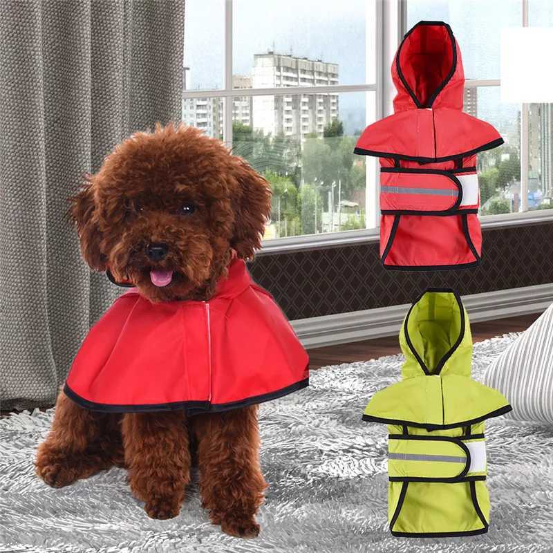 Large Dog Raincoat Clothes Waterproof Rain Jacket Jumpsuit For Pet Large Dogs Puppy Red color S/M/L/XL/XXL NEWXJ250121