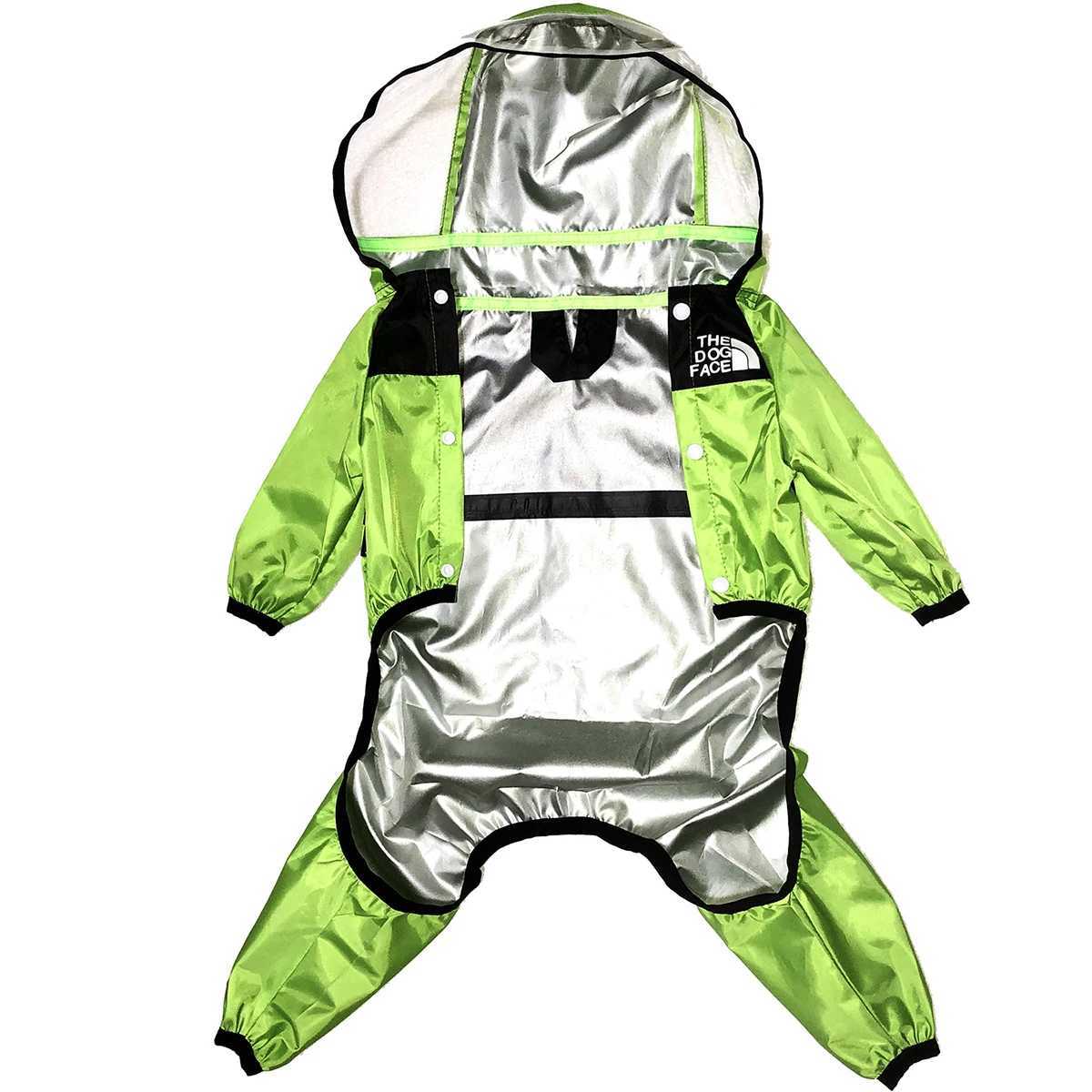 Pet Dog Raincoat Transparent Hooded Jumpsuit Dogs Waterproof Coat Water Resistant Clothes for Dogs Cats Pet Jacket for Rainy DayXJ250121