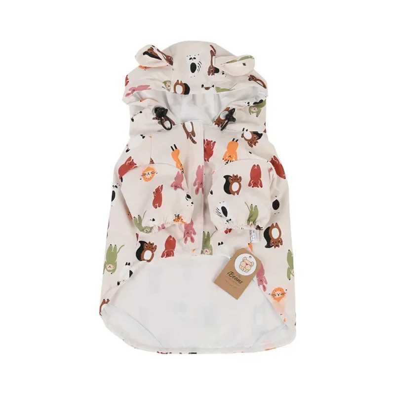 Pet Dog Raincoat Pug French Bulldog Clothes Waterproof Clothing for Dog Rain Jacket Poodle Bichon Schnauzer Welsh Corgi RaincoatXJ250121