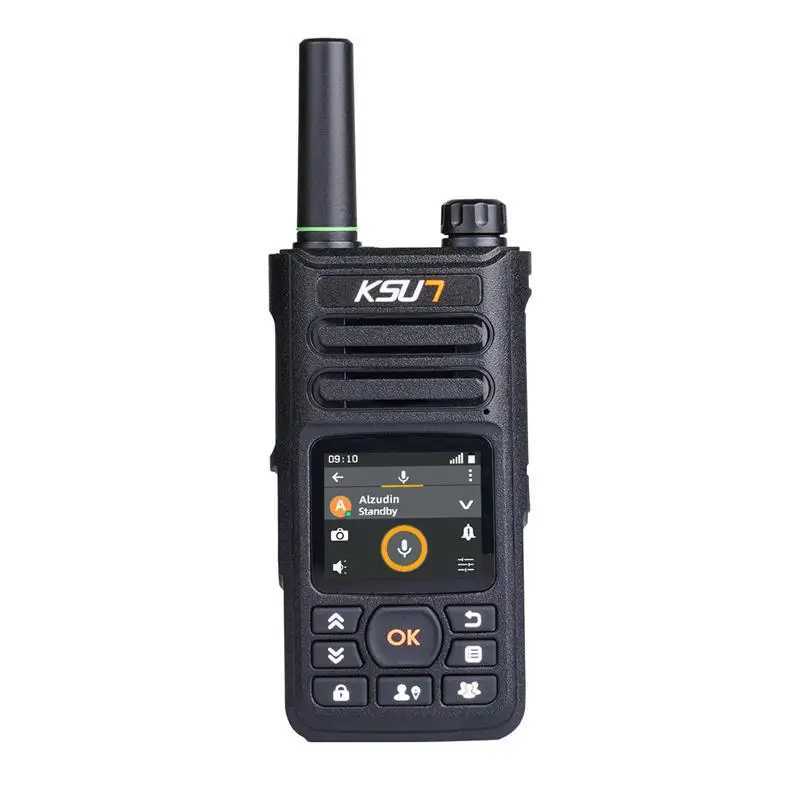 Top grade walkie talkie compatible with Zello application 4g Sim card WiFi network phone remote professional walkie talkie KSW-ZL18 X250129