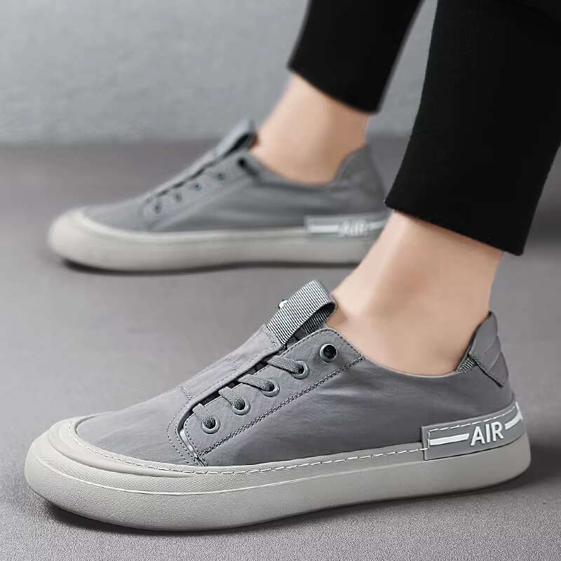 Summer Sneakers Light Ice Silk Cloth Casual Men Breathable Walking Flat Shoes Man Loafers atillas Hombre