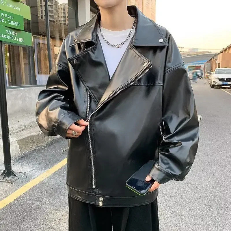 Man Coat Spring Autumn Leather Clothes Offer Sale In Bomber Jacket for Men Y2k Deals Vintage Harajuku 250120