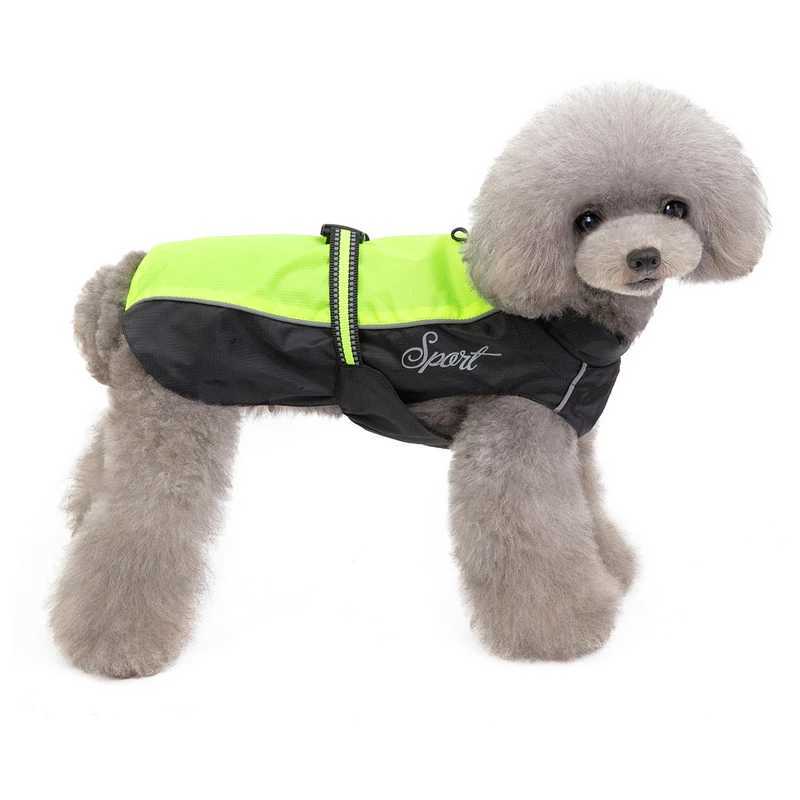 Small Dog Raincoat Winter Dog Clothes Waterproof Jacket Coat Night Reflective Dog Clothes Puppy Raincoat Winter Jacket CoatXJ250121