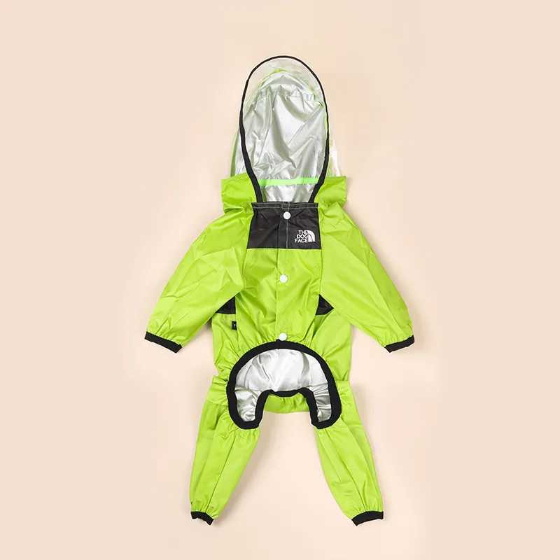 Pet Dog Raincoat Transparent Hooded Jumpsuit Waterproof Water Resistant Coat Clothes for Dogs Outdoor Pet Jacket SuppliesXJ250121