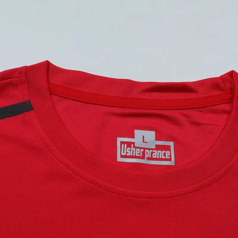 CHRLCK Mens Quick Drying Running Sets Breathable Hiking Fishing T-Shirt Short Soft Elasticity Gym Fitness Suits Outdoor Sports X250129