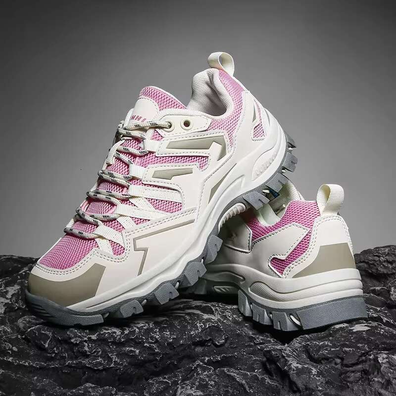 Women Outdoor Casual Shoes Summer Breathable Mesh Hiking Sneakers Female Light Trekking Footwear Flat Fashion Climbing Work