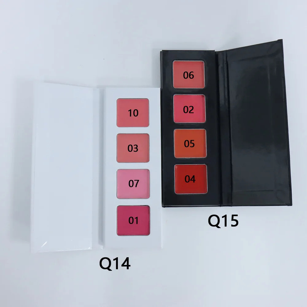 Customized Pink Blush Matte Cream Rosy Blush Makeup Pan Long Wearing High Pigment Orange Blush Palette 250121