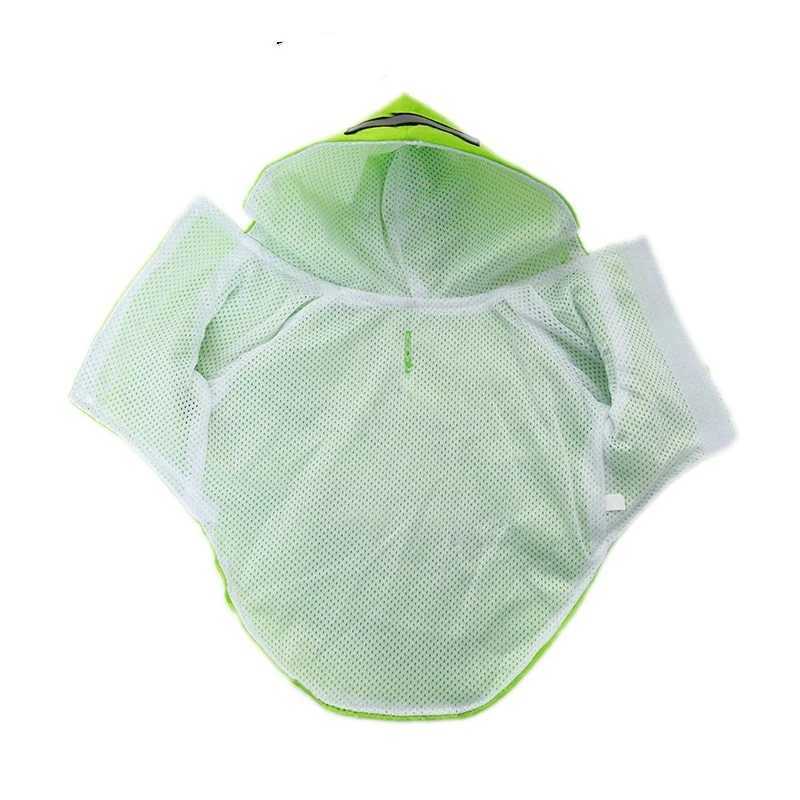 S-XL Creativity Pets Clothes Hooded Raincoats Reflective Strip Dogs Rain Coats Waterproof Outdoor Breathable Net Yarn JacketsXJ250121
