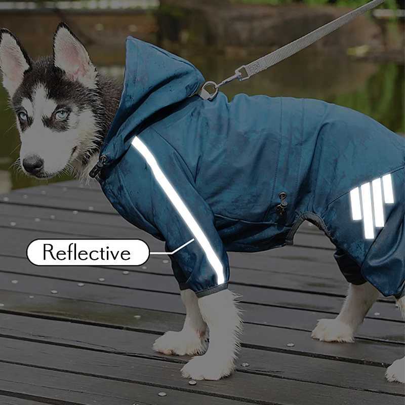 Dog Raincoat Waterproof Pet Rain Clothes for Chihuahua Maltese Reflective Rain Coat Small Medium Dogs Jumpsuit Dogs Cat OverallsXJ250121