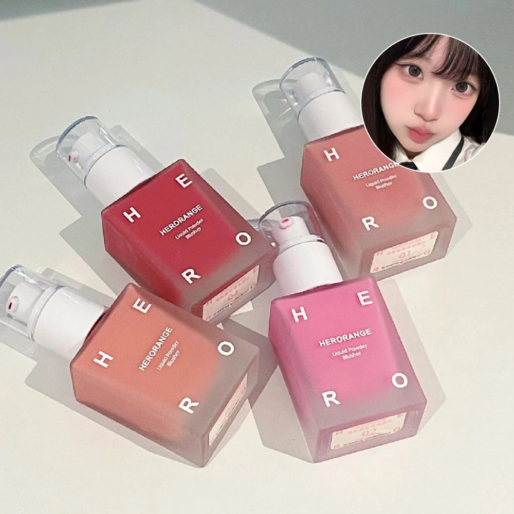 4 Colors Liquid Blush Pressed Blush Color Enhancing Face Eyes Lips Womens Makeup Create Rouge Blush Cream 250108