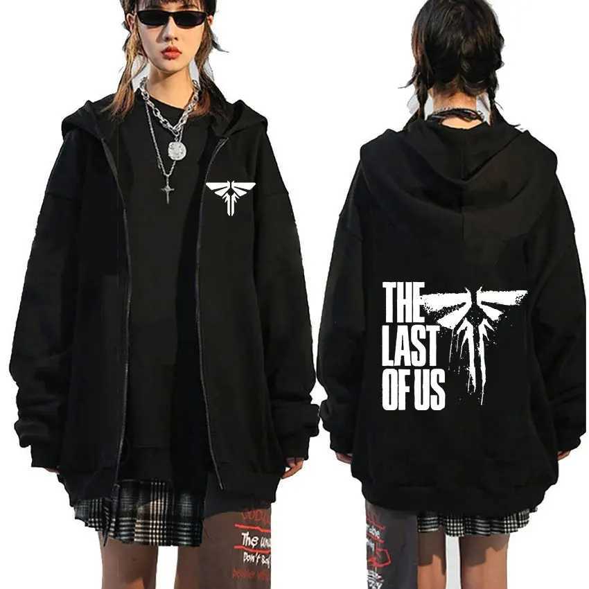 The Last of Us Look for The Light Firefly Mark Zipper Hoody Men Women Casual Fashion Pullover Oversized Coats Zip Up Sweatshirt X250129