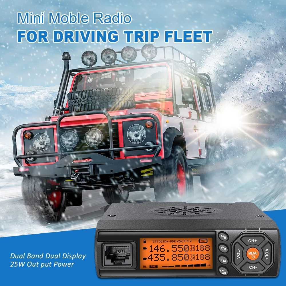 Zastone z218 VHF UHF Mini radio 25W Walkie Talkie car Two Way radio communicator HF Transceiver X250129