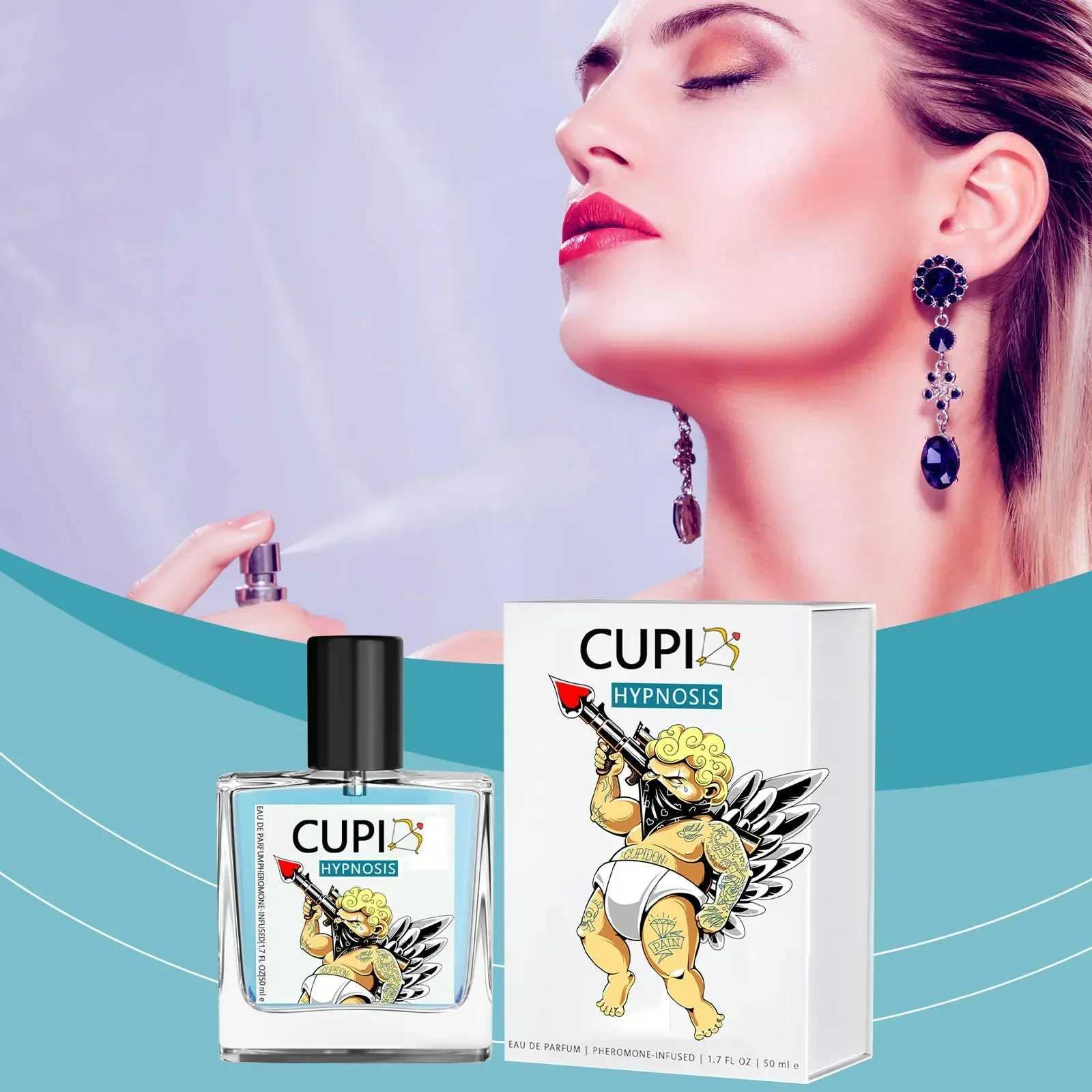 50ML Cupid Hypnosis Perfume Infused Cologne Real Pheromone Perfume Last For 8 Hours Fragrance For Men For Women Travel-FriendlyXJ250117