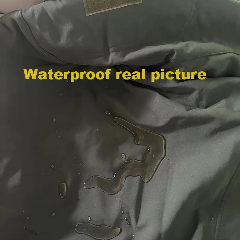 Mens Winter Autumn Warm Softshell Fleece Hood Cargo Jackets Camping Hiking Climbing Hunting Fishing Outdoor Windproof M5XL 250122