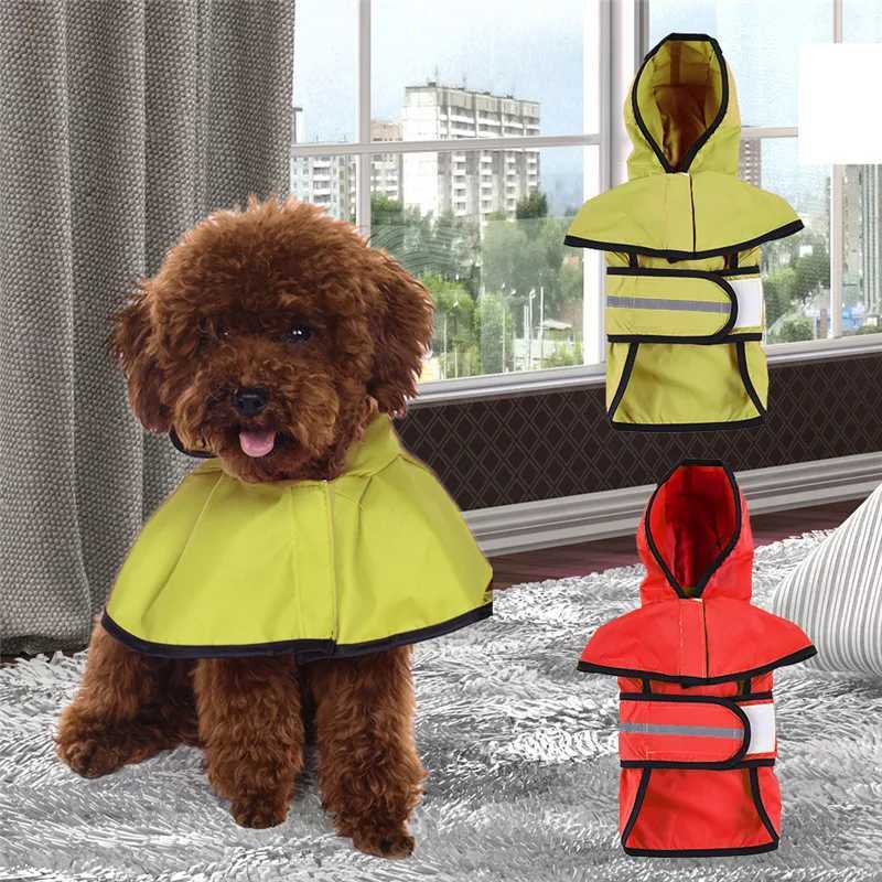 Large Dog Raincoat Clothes Waterproof Rain Jacket Jumpsuit For Pet Large Dogs Puppy Red color S/M/L/XL/XXL NEWXJ250121