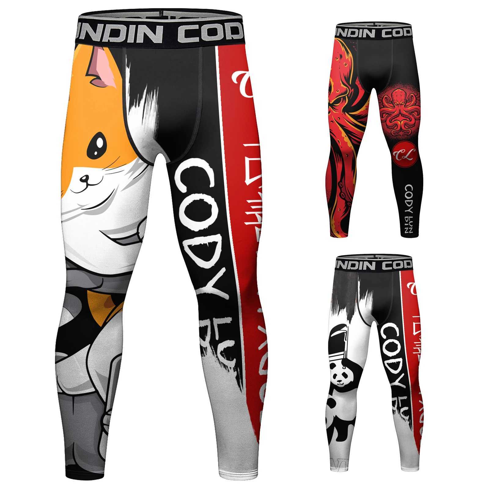 Hot sale Cody Lundin Durability MMA BJJ Rash Guard Tight Exercise Jogging T-Shirts+Pants 3D Print Compression Boxing Tracksuit X250129