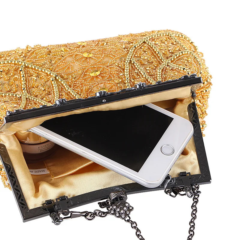 Retro Handbag Evening Clutch Bag Embroidered n Ladies Wedding Party Dinner Bags for Women 250118