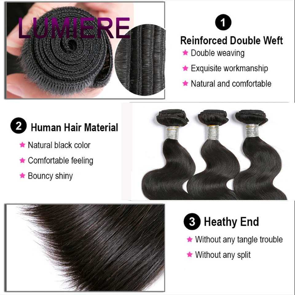 Body Wave Human Hair Bundles With 4X4 13x4 HD Lace Frontal Clo With Bundles Brazilian Hair Weavings Extensions 3/4 BundlesXJ250120