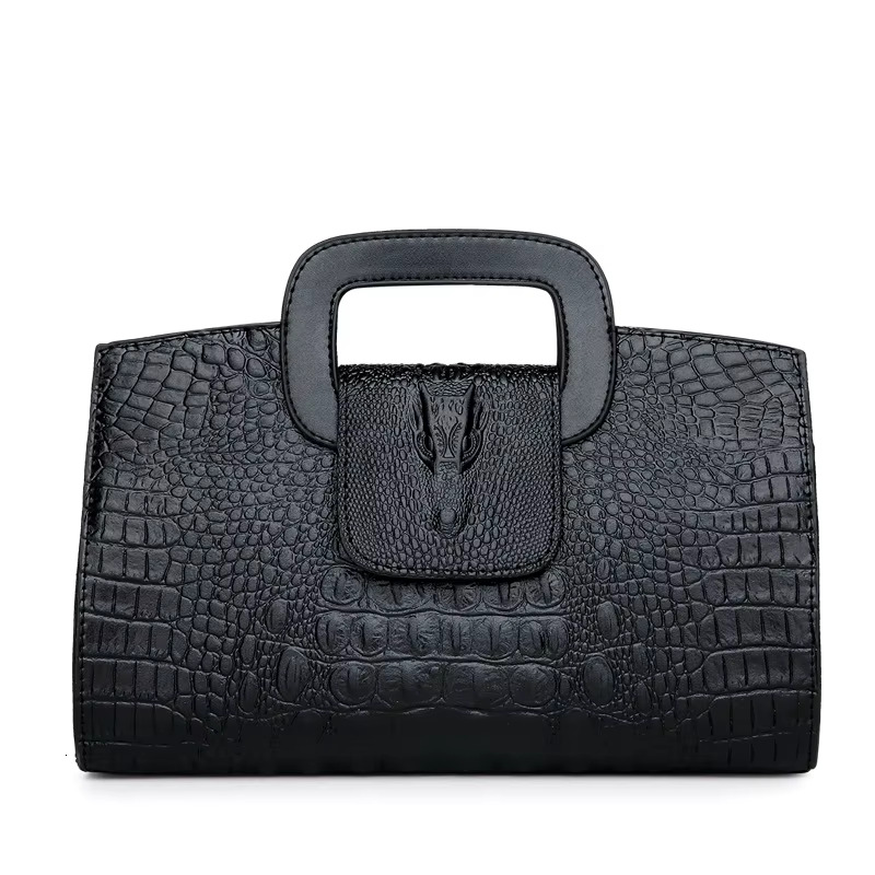 Women's Singles Shoulder PU Leather Handbag Large Capacity Crossbody Bag European And American Retro Bags