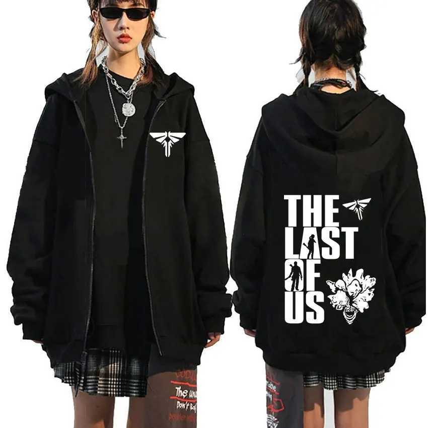 The Last of Us Look for The Light Firefly Mark Zipper Hoody Men Women Casual Fashion Pullover Oversized Coats Zip Up Sweatshirt X250129