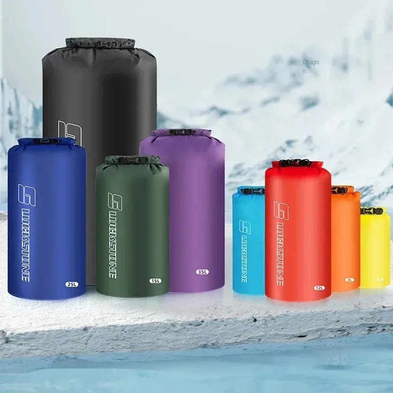 815253575L Waterproof Dry Bag Sack Ultralight Drifting Swimming Clothes Storage Rafting Kayaking Sport 250121