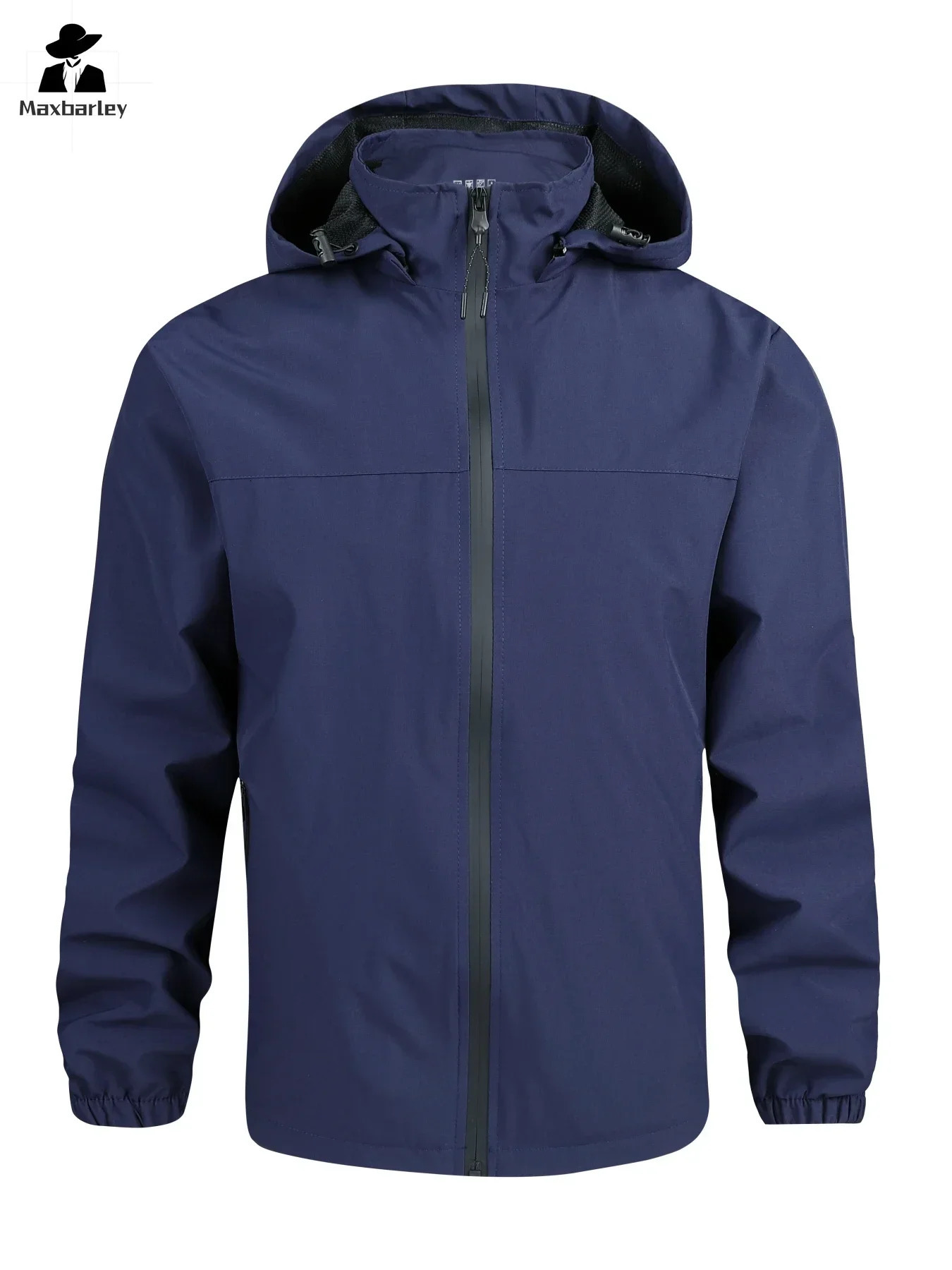 Outdoor Waterproof Windbreaker Mens Detachable Cap Camping Fishing Coat Spring plus size Casual Lightweight Jacket 250113